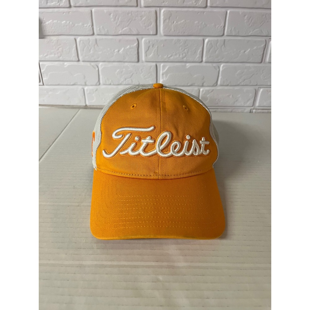 Titleist Trucker Hat Mens OSFA Orange Tennessee Volunteers 47 Brand Snapback
